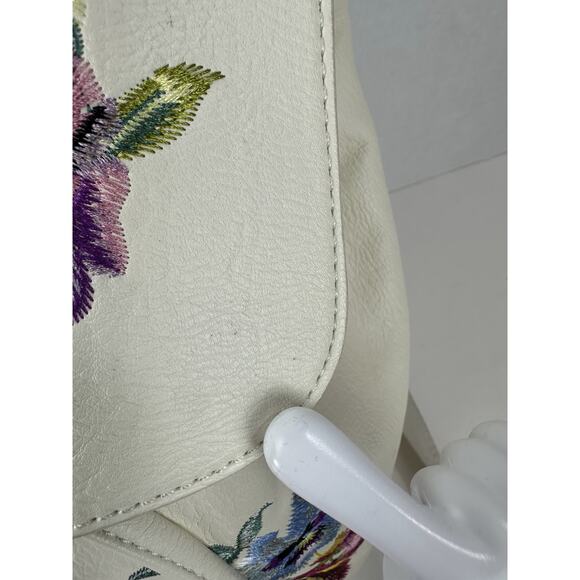 *Flawed* Loungefly Disney Alice in Wonderland Embroidered Floral Mini Backpack - Picture 8 of 16